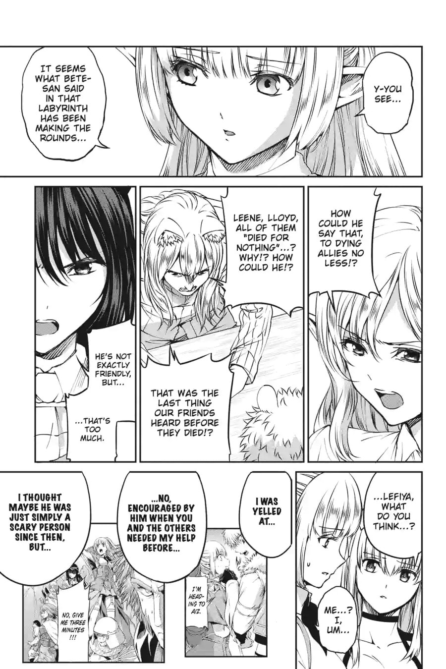 Is It Wrong to Try to Pick Up Girls in a Dungeon? On the Side: Sword Oratoria Chapter 174 page 19 - 