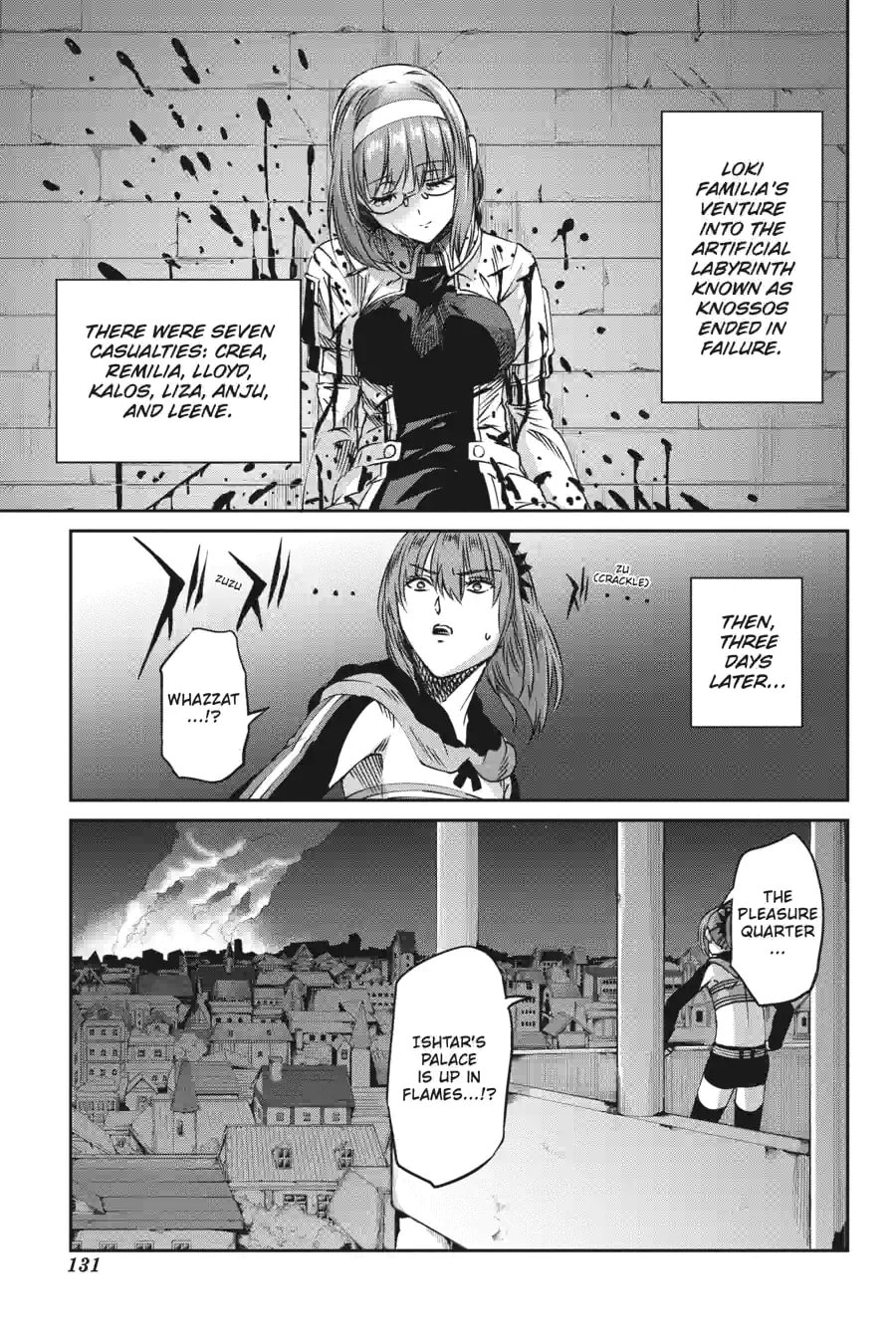 Is It Wrong to Try to Pick Up Girls in a Dungeon? On the Side: Sword Oratoria Chapter 174 page 7 - 