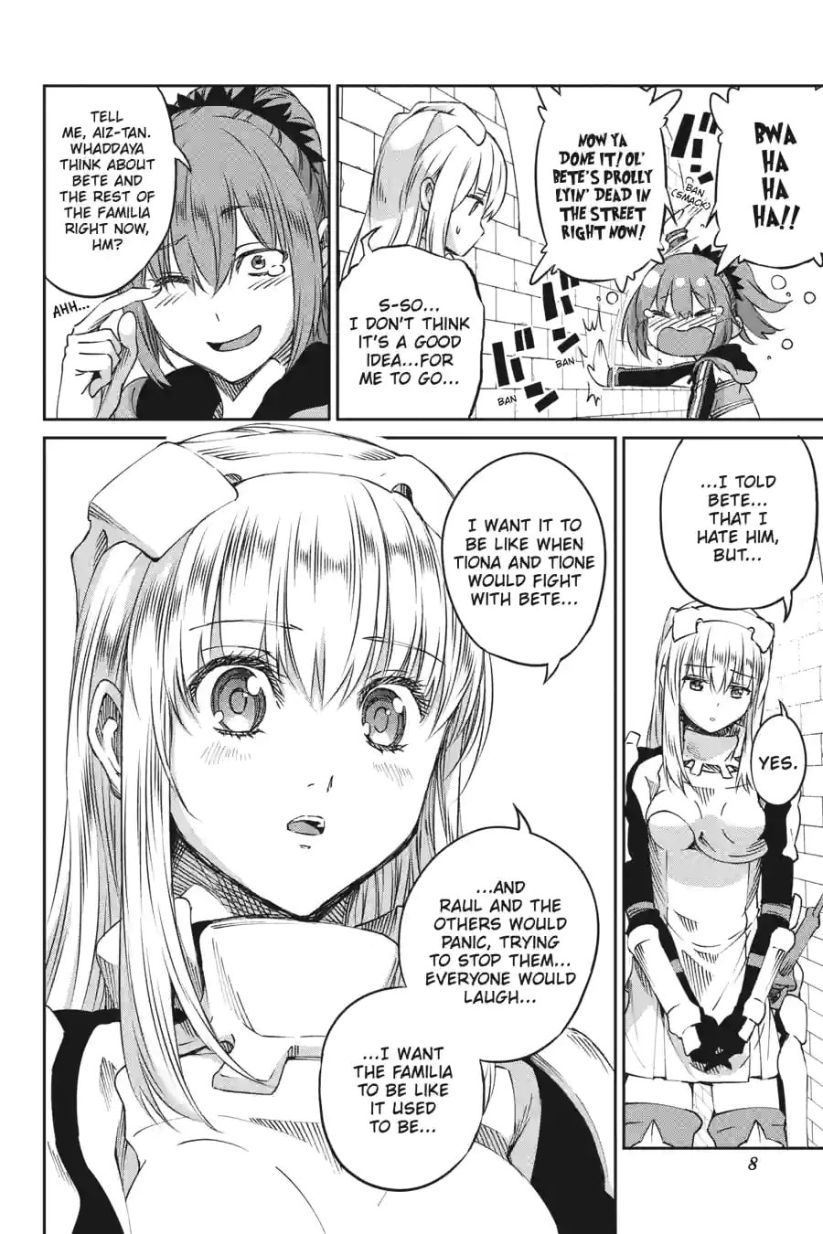 Is It Wrong to Try to Pick Up Girls in a Dungeon? On the Side: Sword Oratoria Chapter 178 page 6 - 