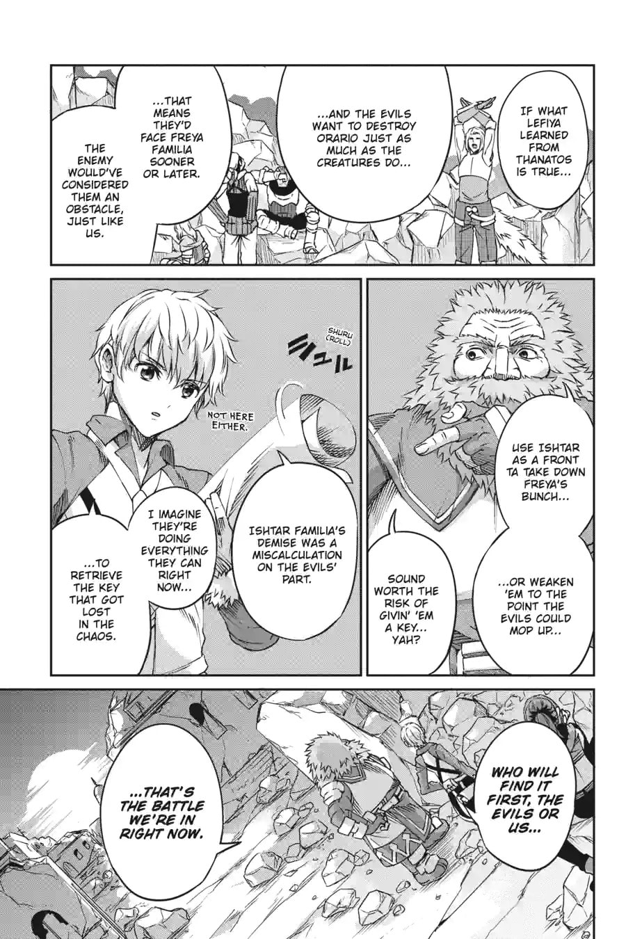 Is It Wrong to Try to Pick Up Girls in a Dungeon? On the Side: Sword Oratoria Chapter 182 page 6 - 