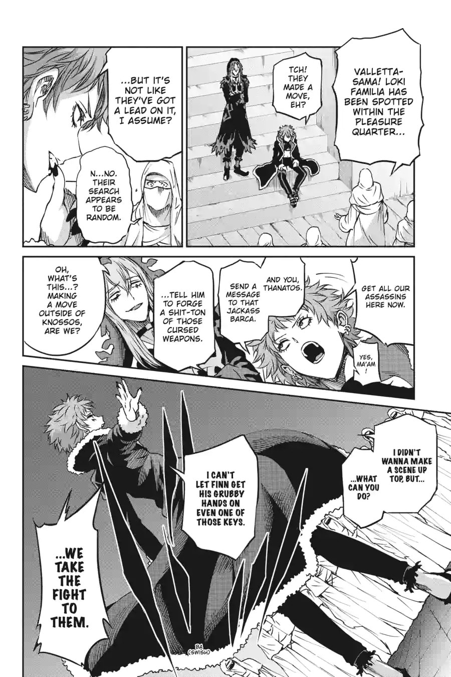 Is It Wrong to Try to Pick Up Girls in a Dungeon? On the Side: Sword Oratoria Chapter 182 page 7 - 