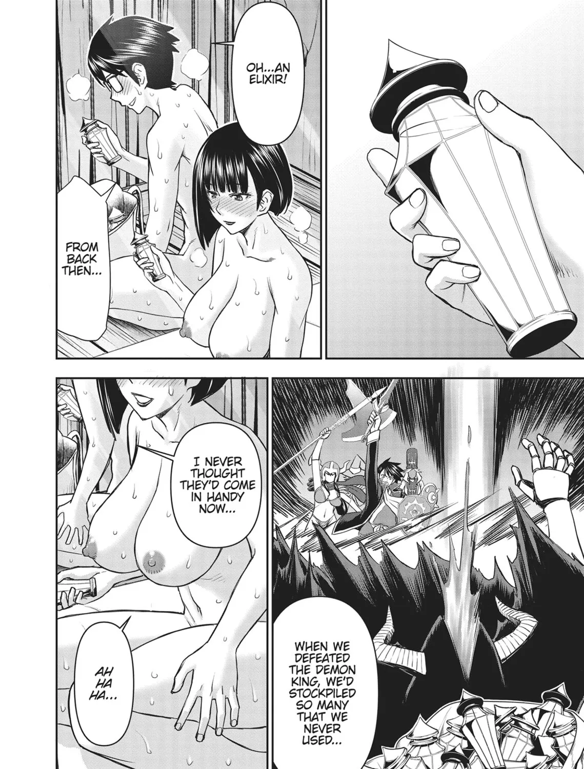 ISEKAI AFFAIR: 10 Years After Defeating the Demon King, the Hero Cheats on His Wife With a Warrior Woman Who Lost Her Husband Chapter 10 page 3 - 