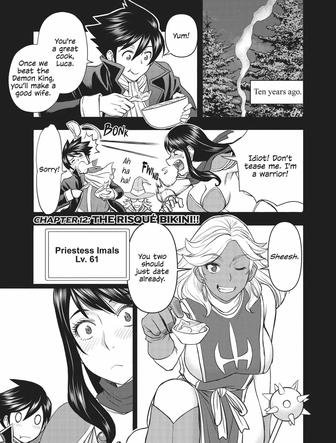 ISEKAI AFFAIR: 10 Years After Defeating the Demon King, the Hero Cheats on His Wife With a Warrior Woman Who Lost Her Husband Chapter 12 page 1 - 