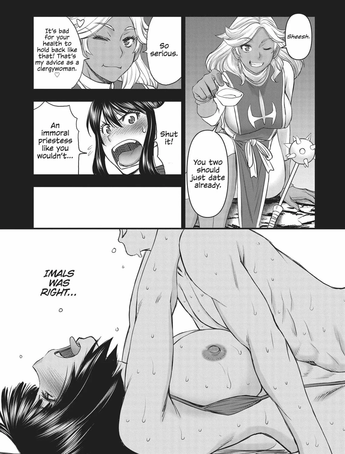 ISEKAI AFFAIR: 10 Years After Defeating the Demon King, the Hero Cheats on His Wife With a Warrior Woman Who Lost Her Husband Chapter 12 page 17 - 