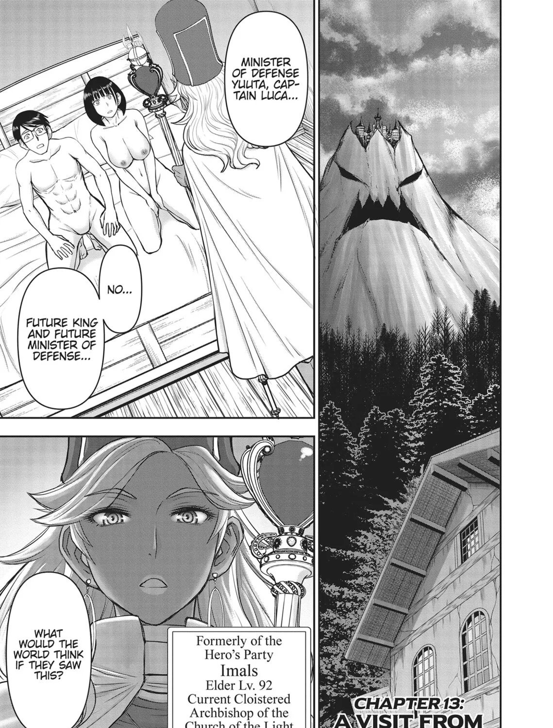 ISEKAI AFFAIR: 10 Years After Defeating the Demon King, the Hero Cheats on His Wife With a Warrior Woman Who Lost Her Husband Chapter 13 page 1 - 