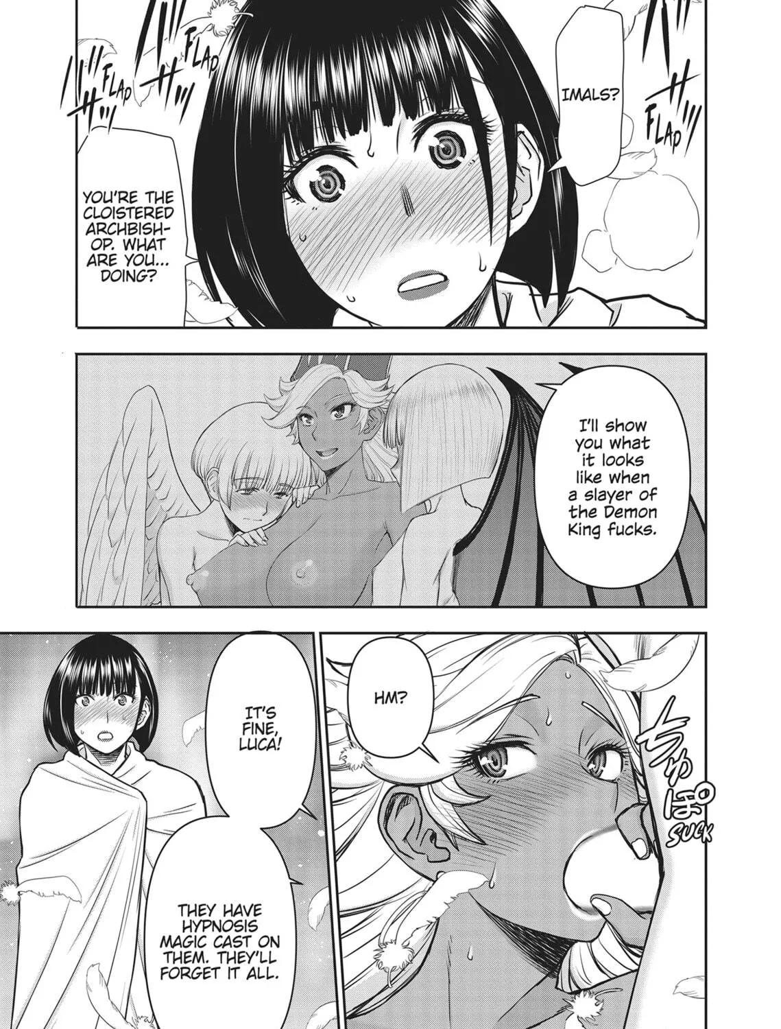 ISEKAI AFFAIR: 10 Years After Defeating the Demon King, the Hero Cheats on His Wife With a Warrior Woman Who Lost Her Husband Chapter 14 page 5 - 
