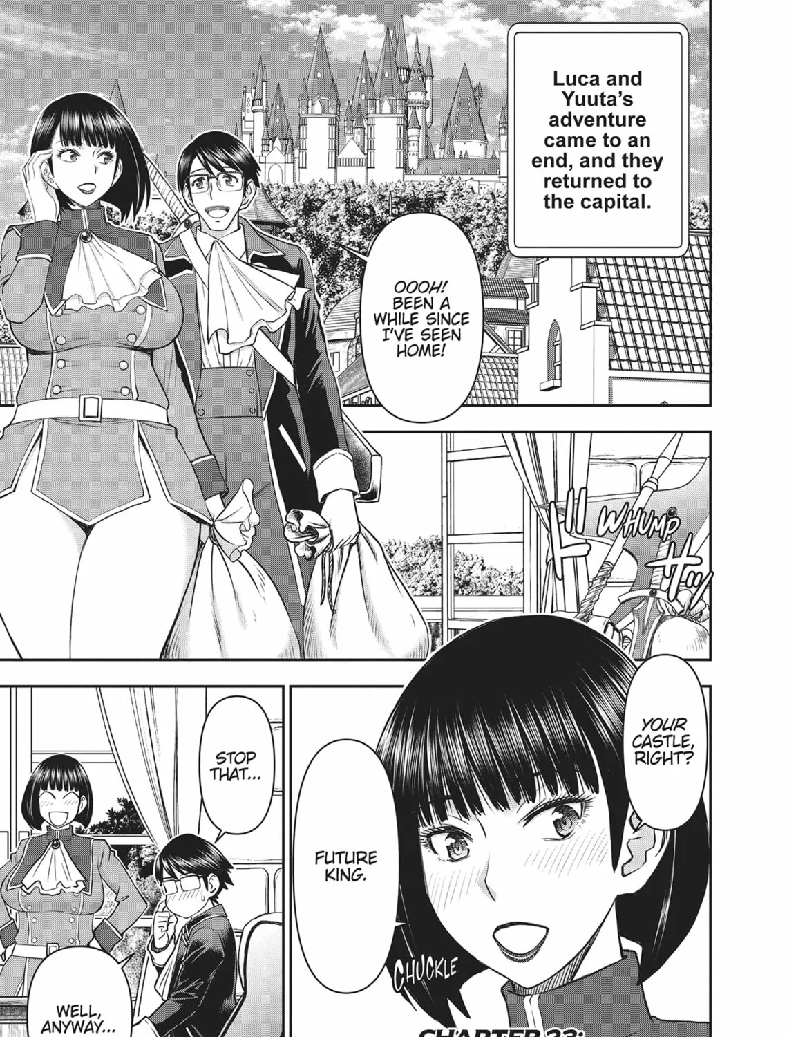 ISEKAI AFFAIR: 10 Years After Defeating the Demon King, the Hero Cheats on His Wife With a Warrior Woman Who Lost Her Husband Chapter 23 page 1 - 