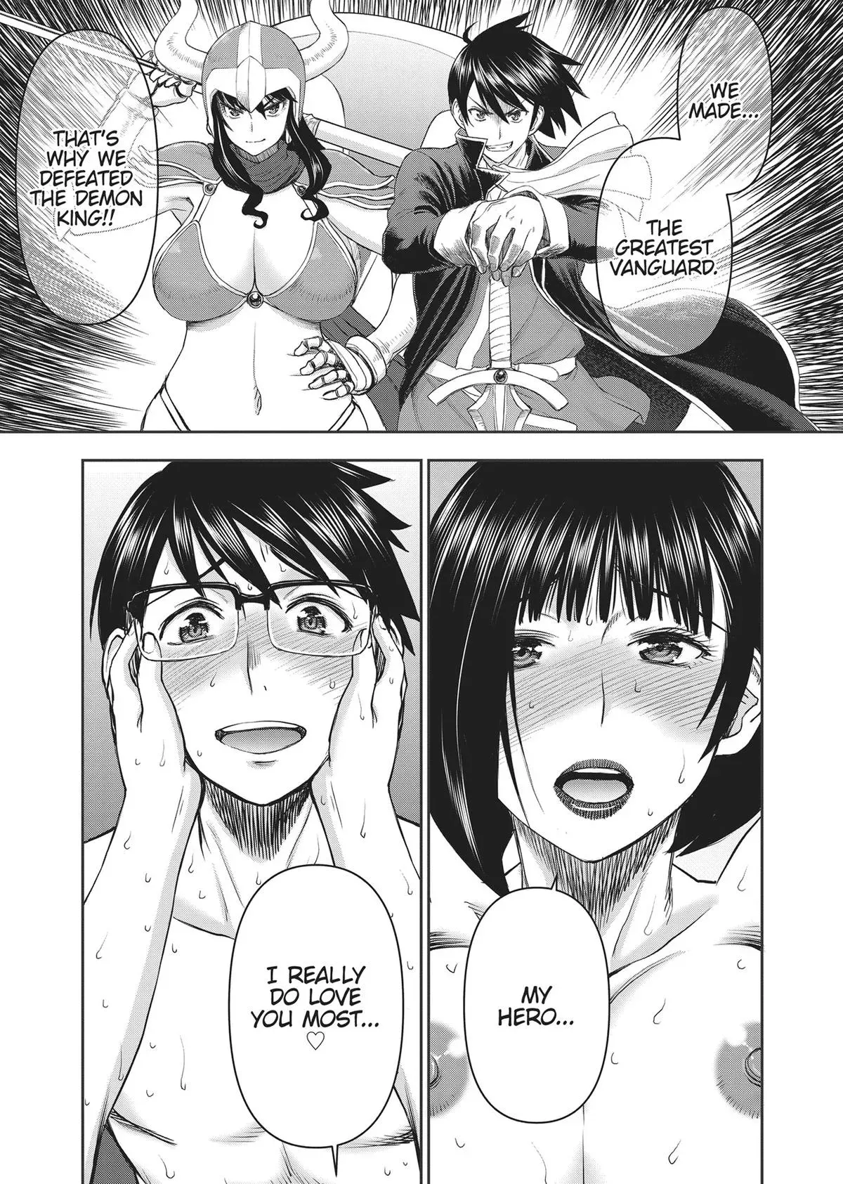 ISEKAI AFFAIR: 10 Years After Defeating the Demon King, the Hero Cheats on His Wife With a Warrior Woman Who Lost Her Husband Chapter 7 page 13 - 