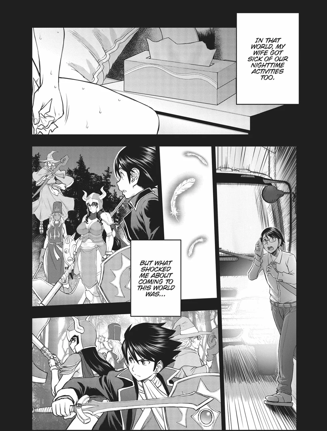 ISEKAI AFFAIR: 10 Years After Defeating the Demon King, the Hero Cheats on His Wife With a Warrior Woman Who Lost Her Husband Chapter 8 page 3 - 