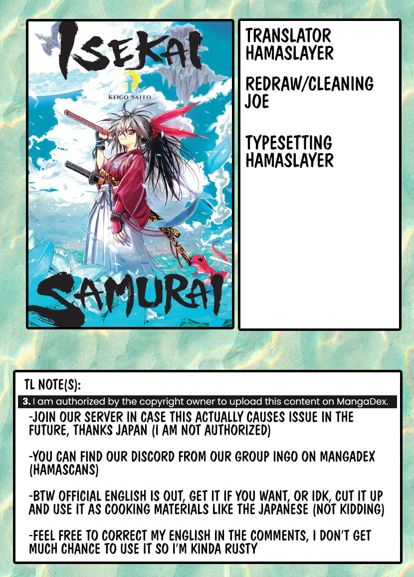Isekai Samurai Chapter 39 page 1 - 