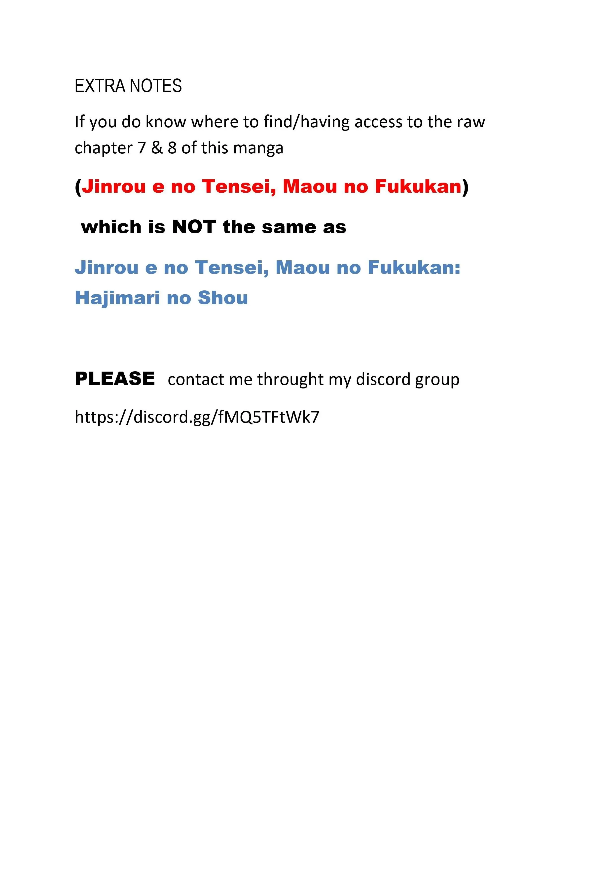 Jinrou e no Tensei, Maou no Fukukan Chapter 9 page 36 - 