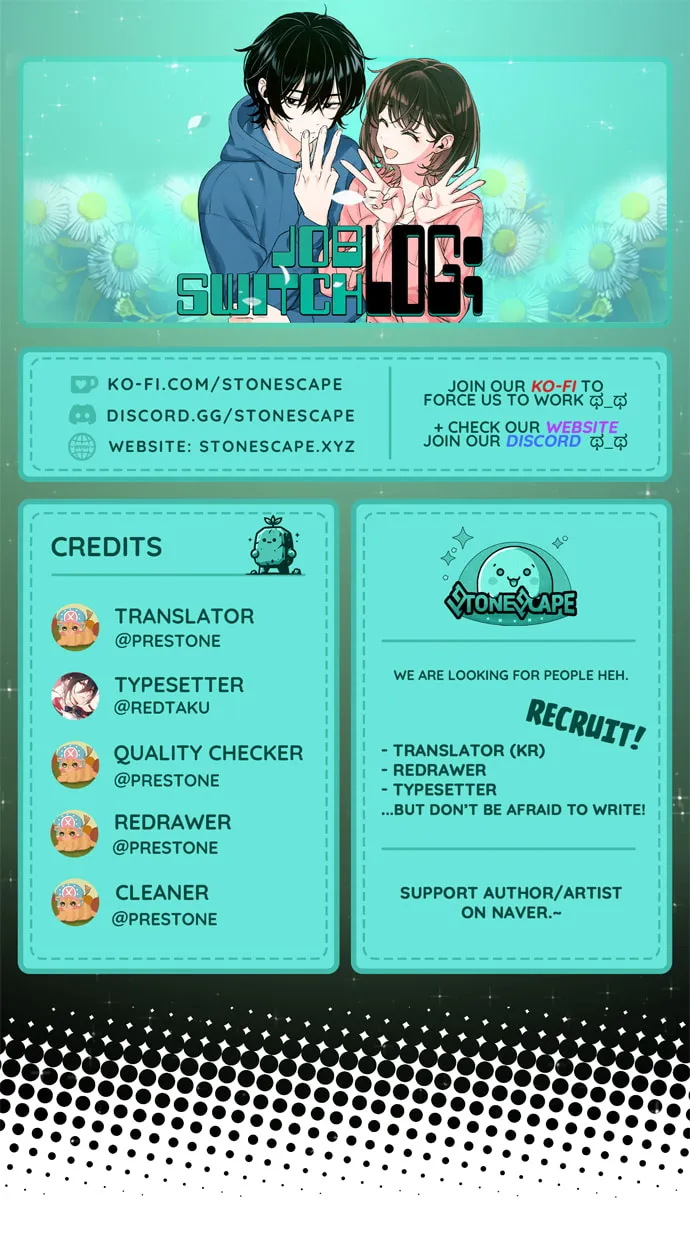 Job Switch Log; Chapter 1 page 1 - 