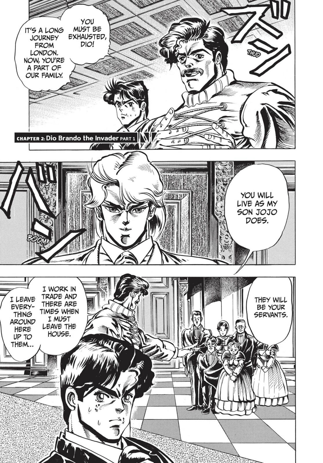 JoJo's Bizarre Adventure Part 1: Phantom Blood (Colored) Chapter 2 page 1 - 