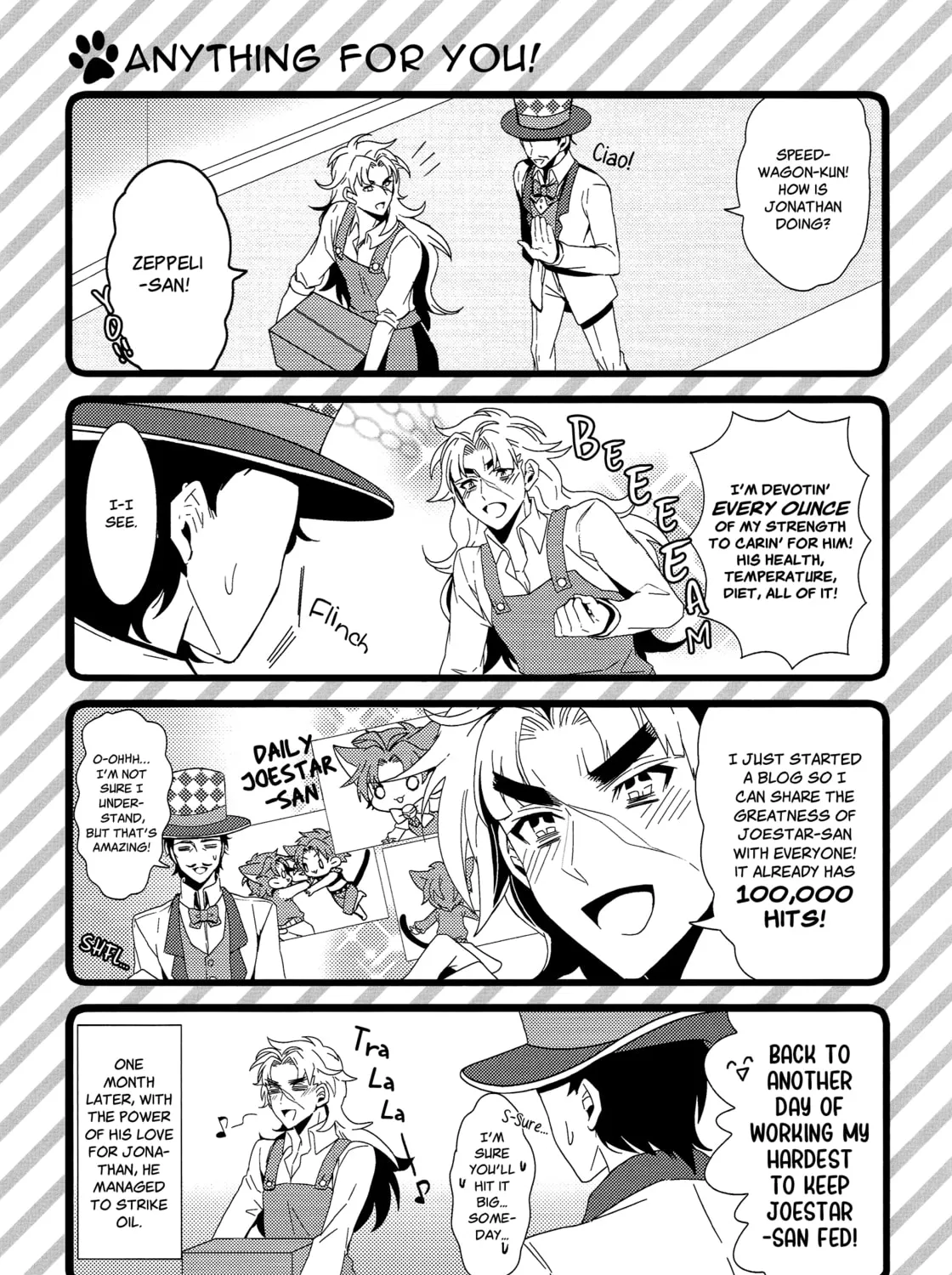 Jojo's Bizarre Adventure - Star Cats! Fast Contact Chapter 0 page 13 - 