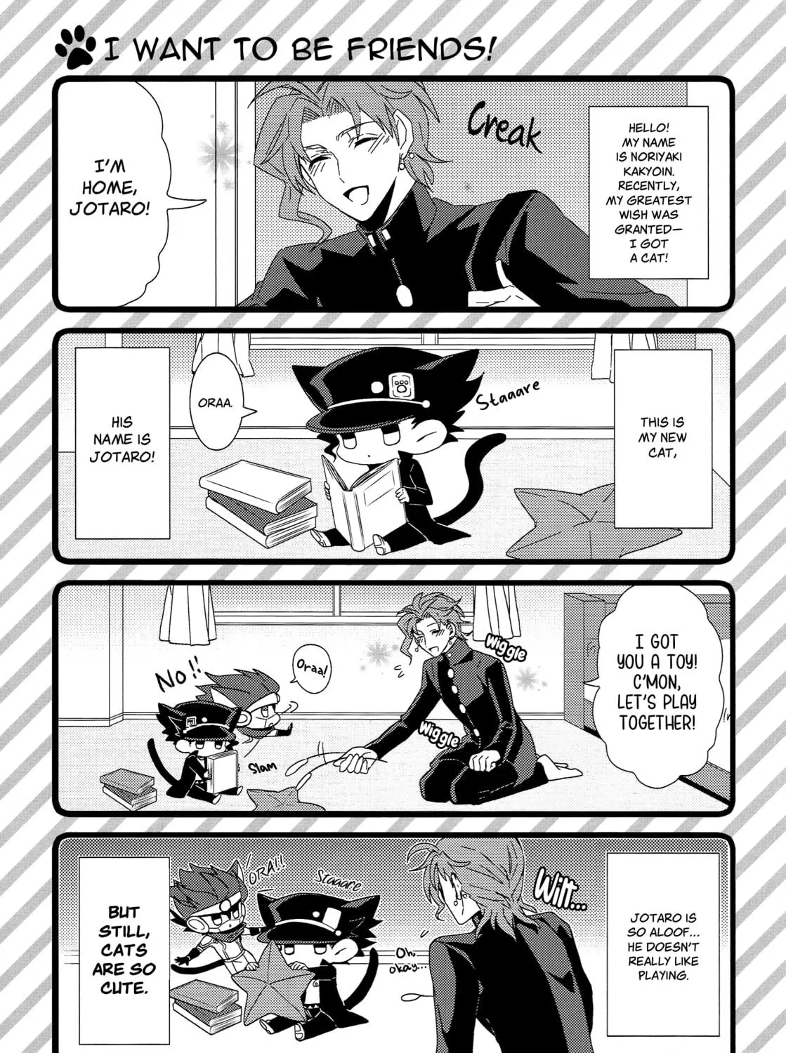Jojo's Bizarre Adventure - Star Cats! Fast Contact Chapter 0 page 23 - 