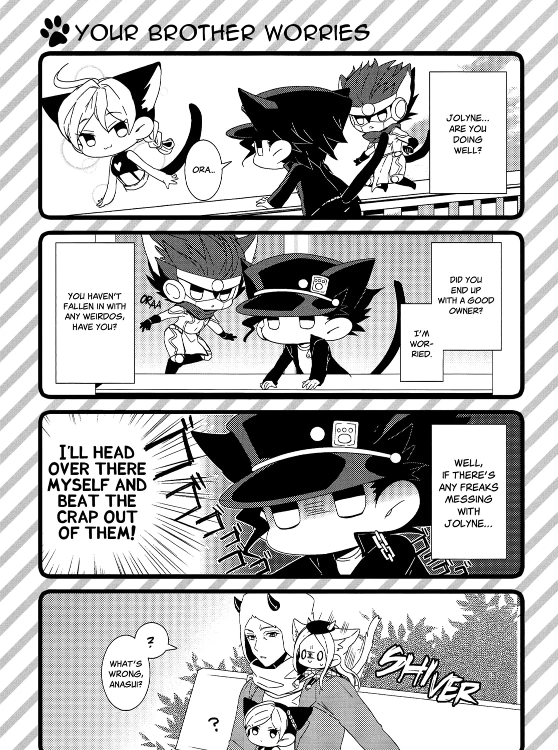 Jojo's Bizarre Adventure - Star Cats! Fast Contact Chapter 0 page 27 - 