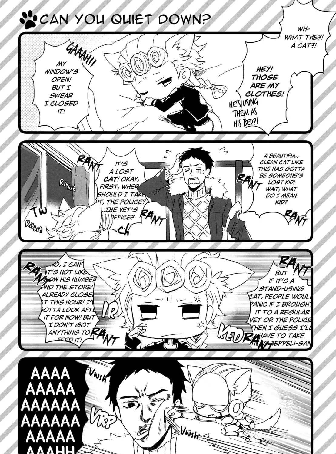 Jojo's Bizarre Adventure - Star Cats! Fast Contact Chapter 0 page 41 - 