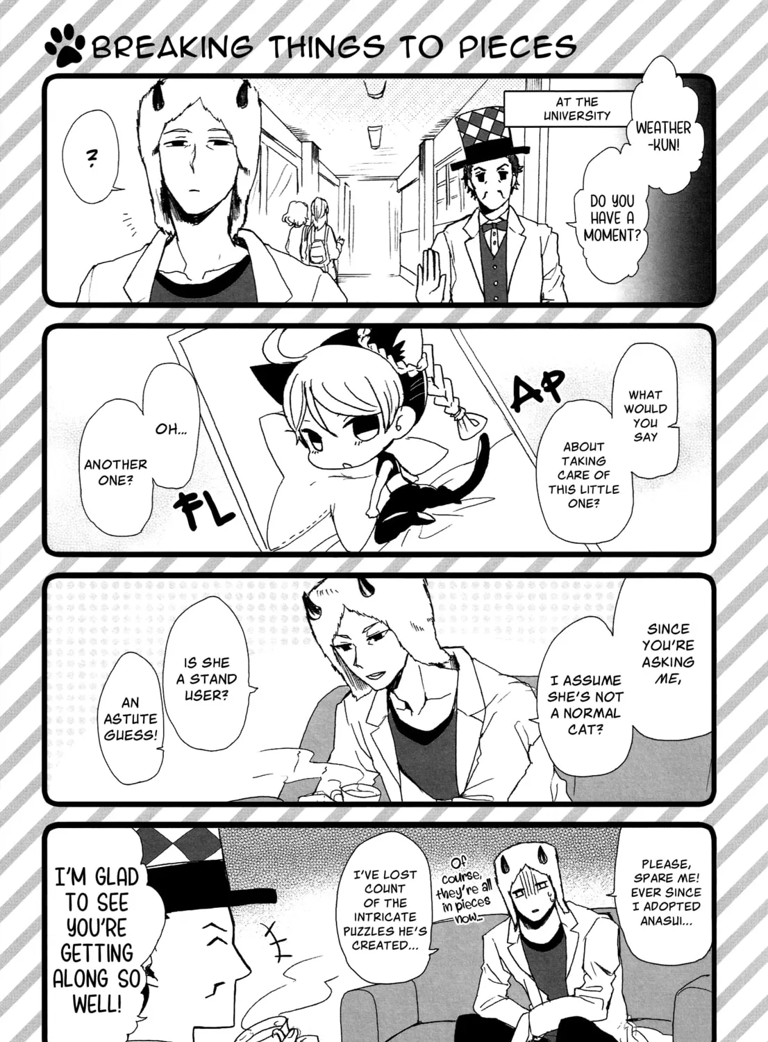 Jojo's Bizarre Adventure - Star Cats! Fast Contact Chapter 0 page 45 - 