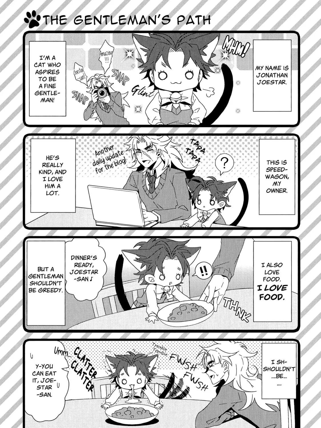 Jojo's Bizarre Adventure - Star Cats! Fast Contact Chapter 0 page 9 - 