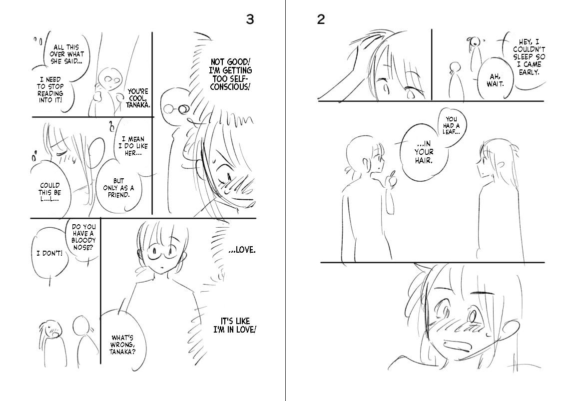 Joshi-man Twitter Extras Chapter 48 page 1 - 