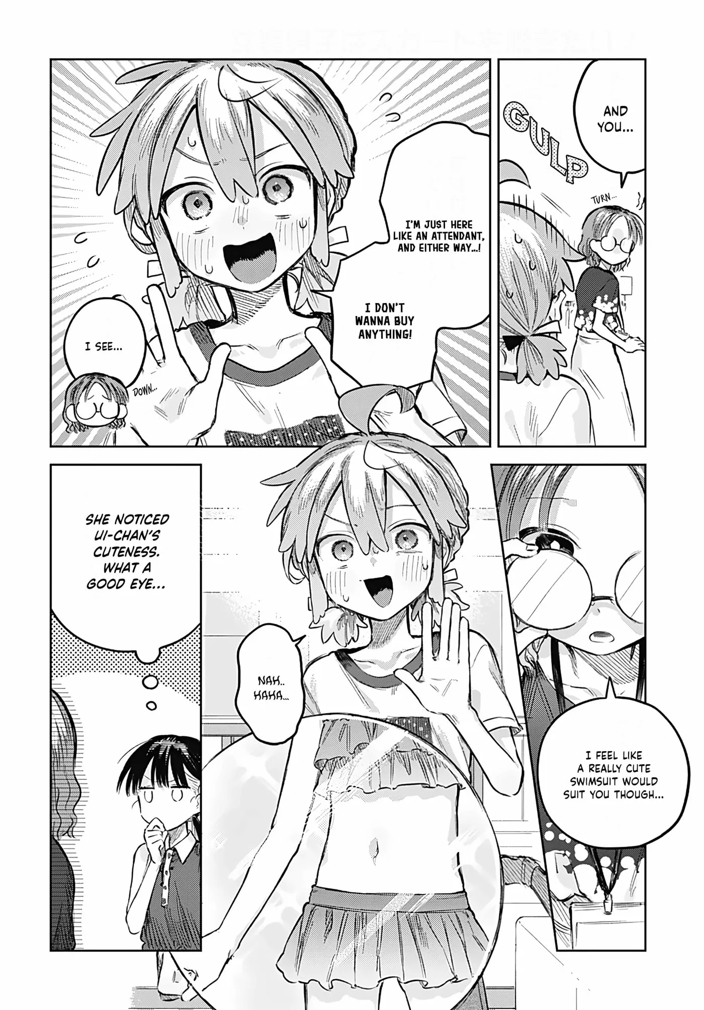 Josou Danshi wa Skirt o Nugitai! Chapter 20 page 10 - 