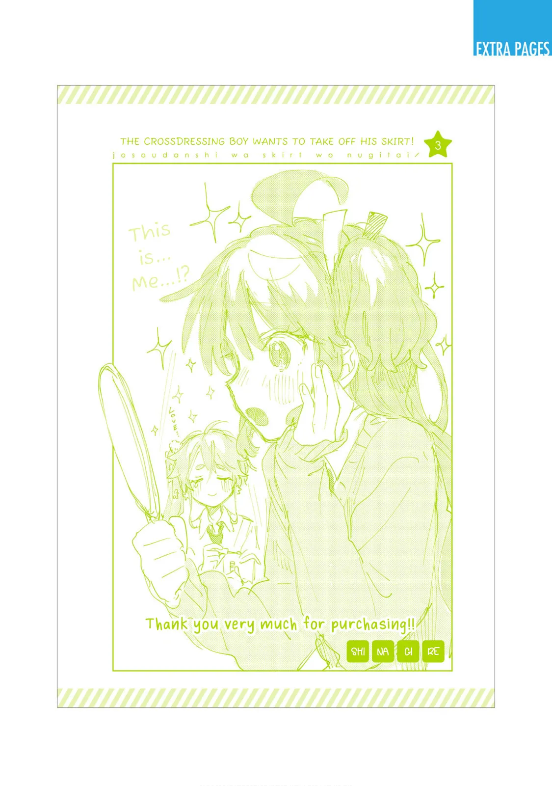 Josou Danshi wa Skirt o Nugitai! Chapter 21 page 35 - 