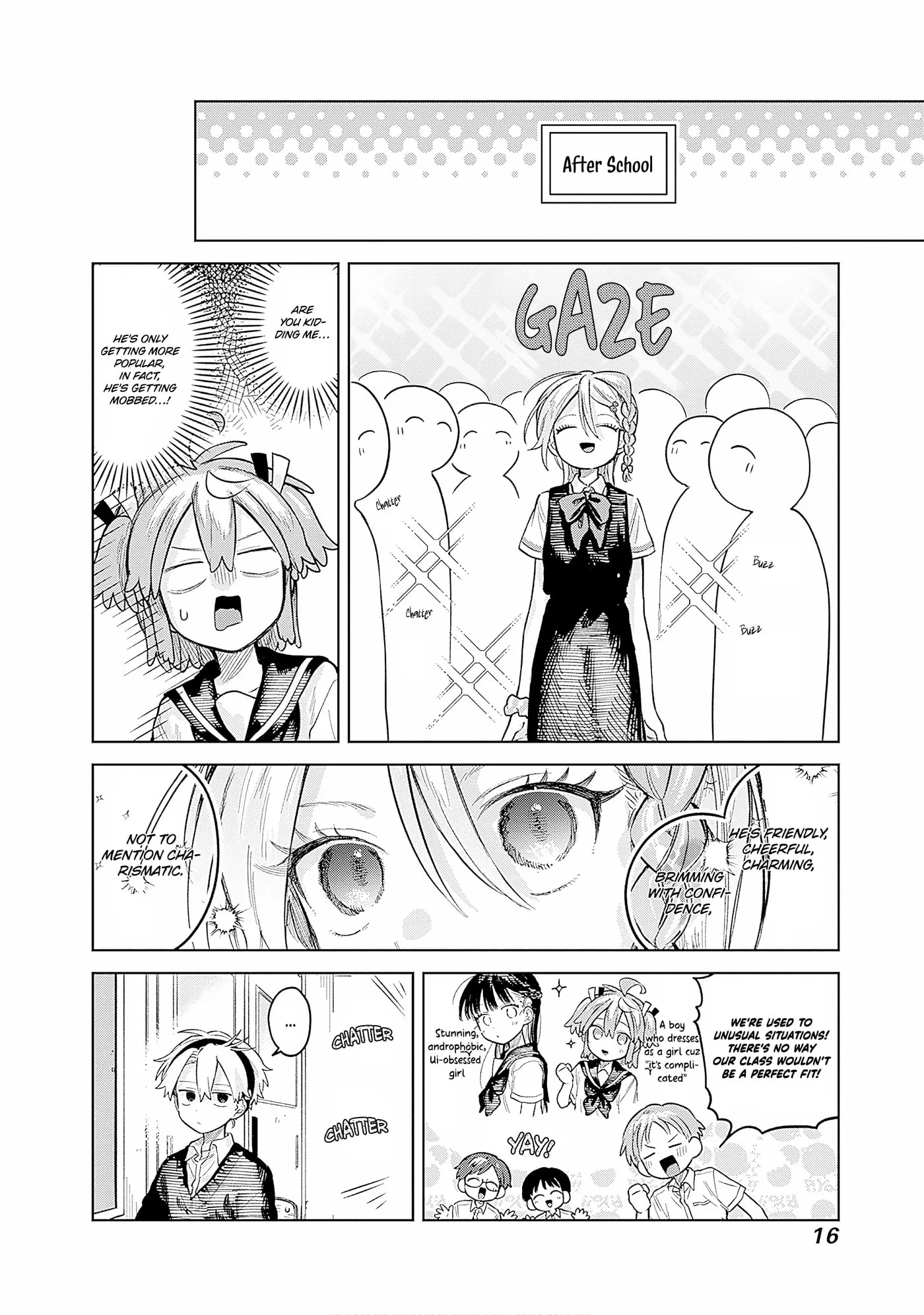 Josou Danshi wa Skirt o Nugitai! Chapter 22 page 14 - 