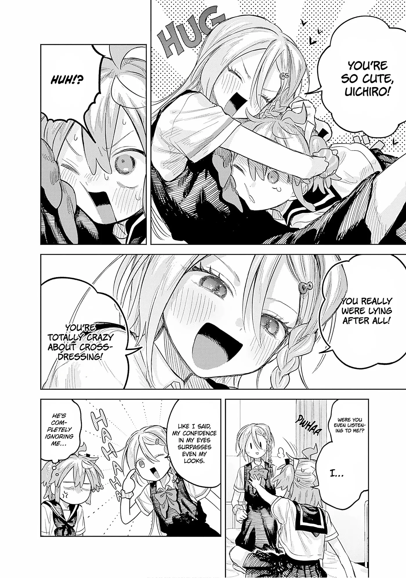 Josou Danshi wa Skirt o Nugitai! Chapter 22 page 32 - 