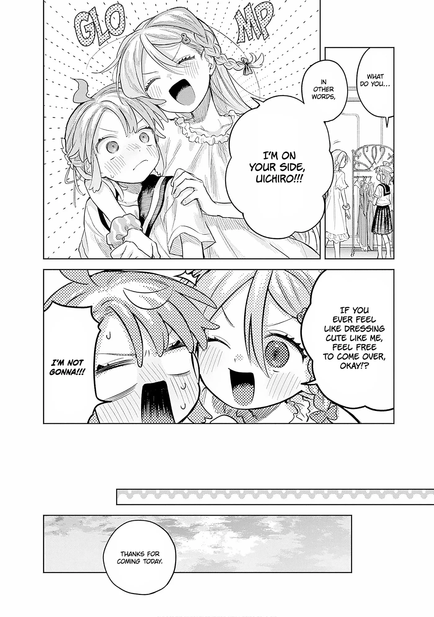 Josou Danshi wa Skirt o Nugitai! Chapter 23 page 16 - 