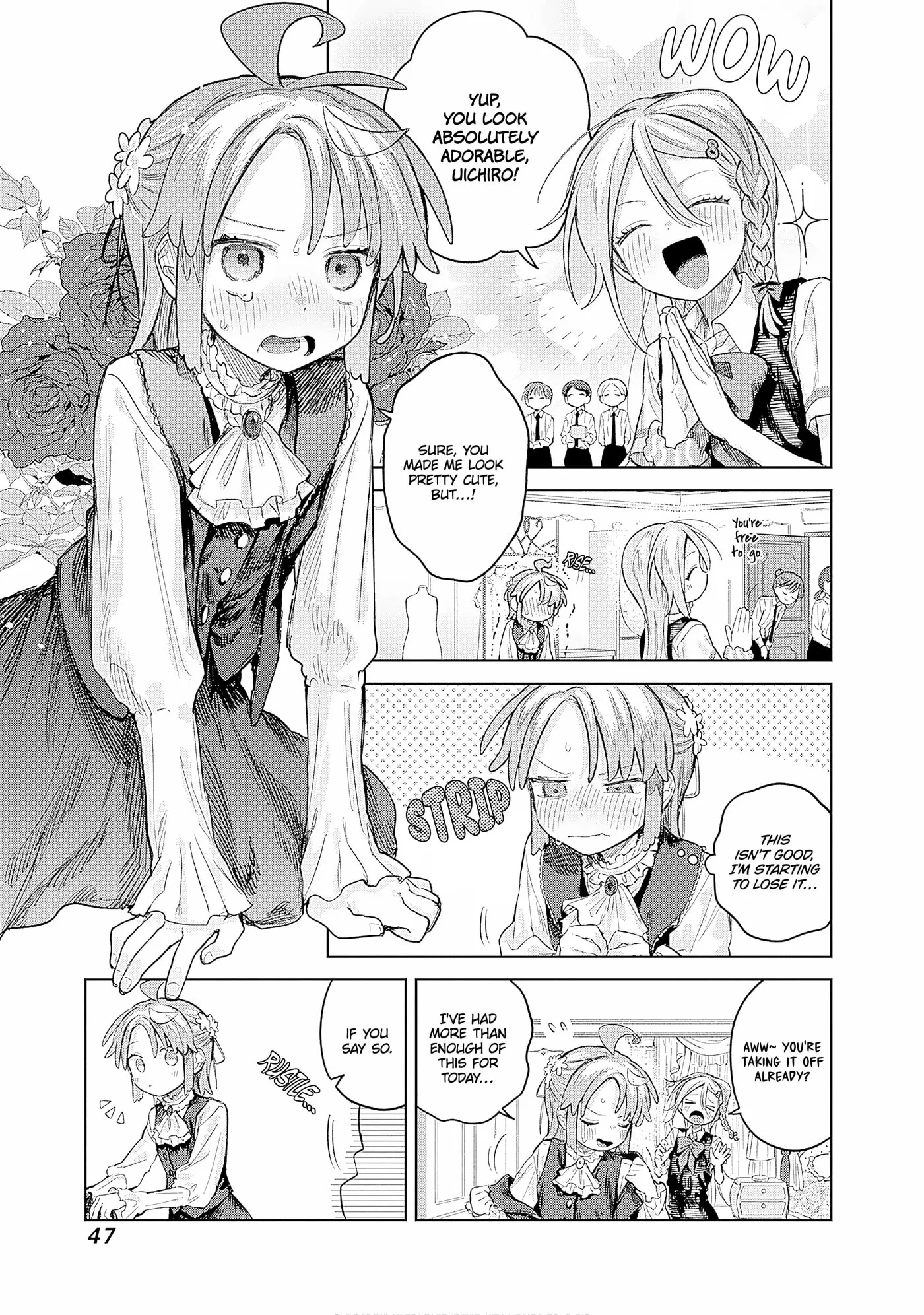 Josou Danshi wa Skirt o Nugitai! Chapter 23 page 9 - 