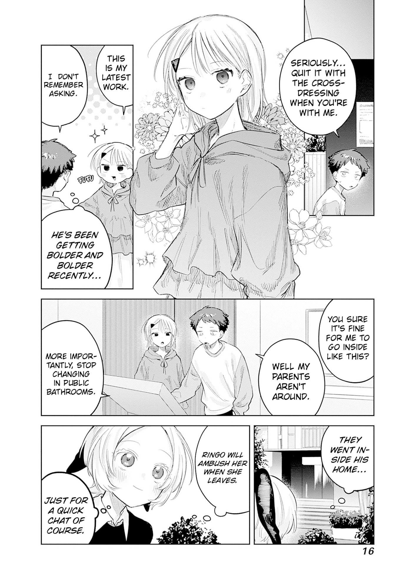 Josou Danshi wa Skirt o Nugitai! Chapter 28 page 14 - 