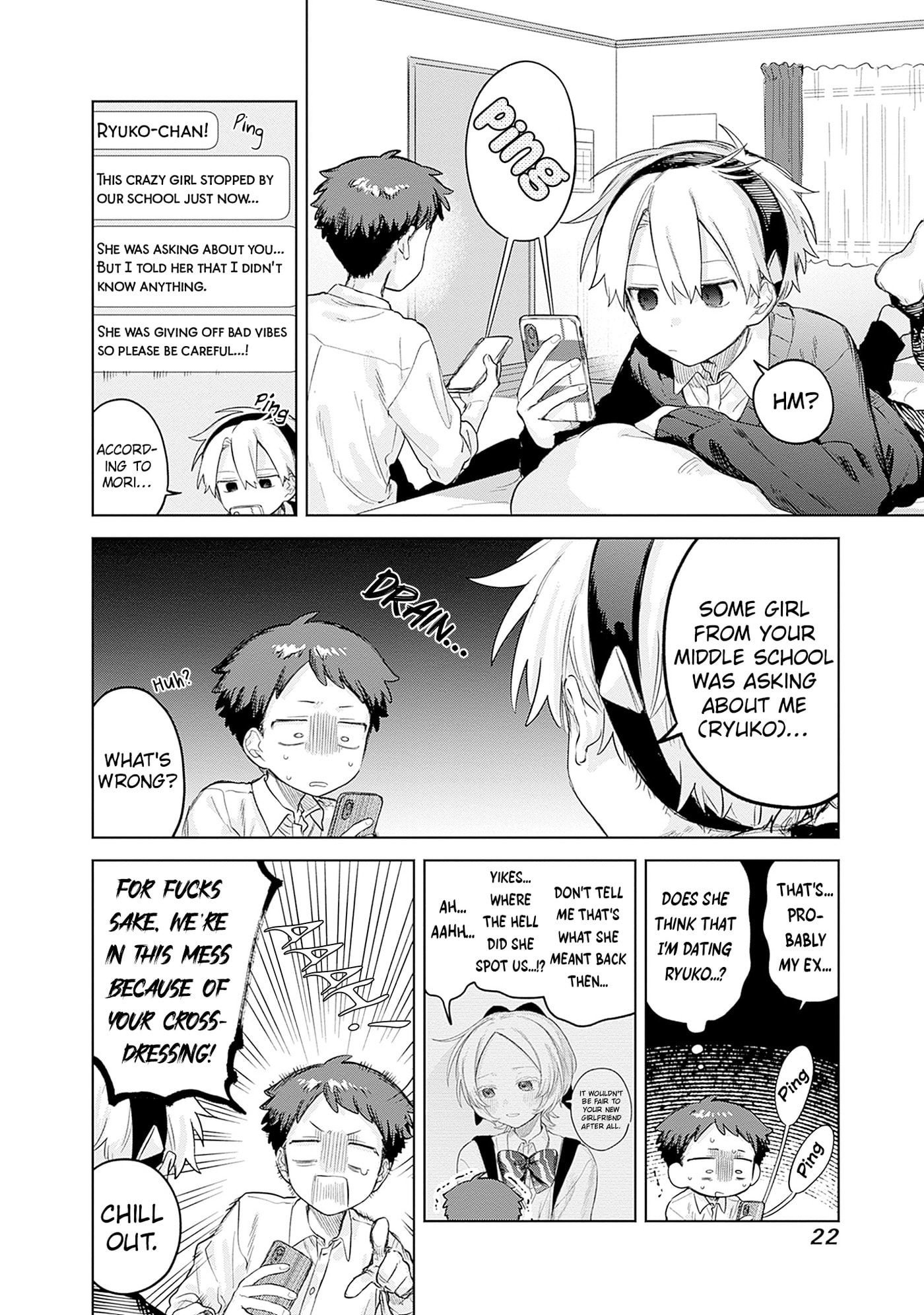Josou Danshi wa Skirt o Nugitai! Chapter 28 page 20 - 