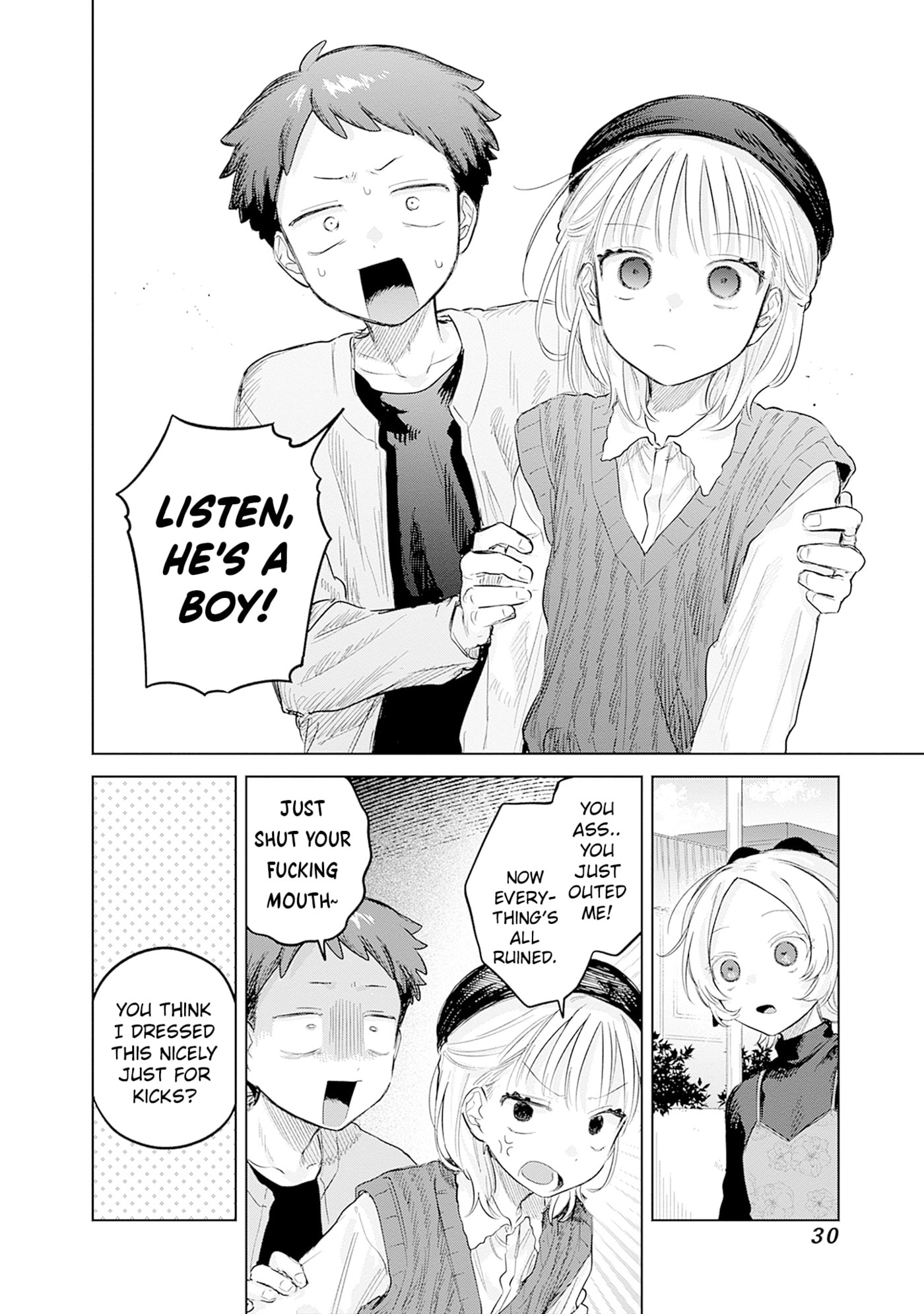 Josou Danshi wa Skirt o Nugitai! Chapter 28 page 28 - 