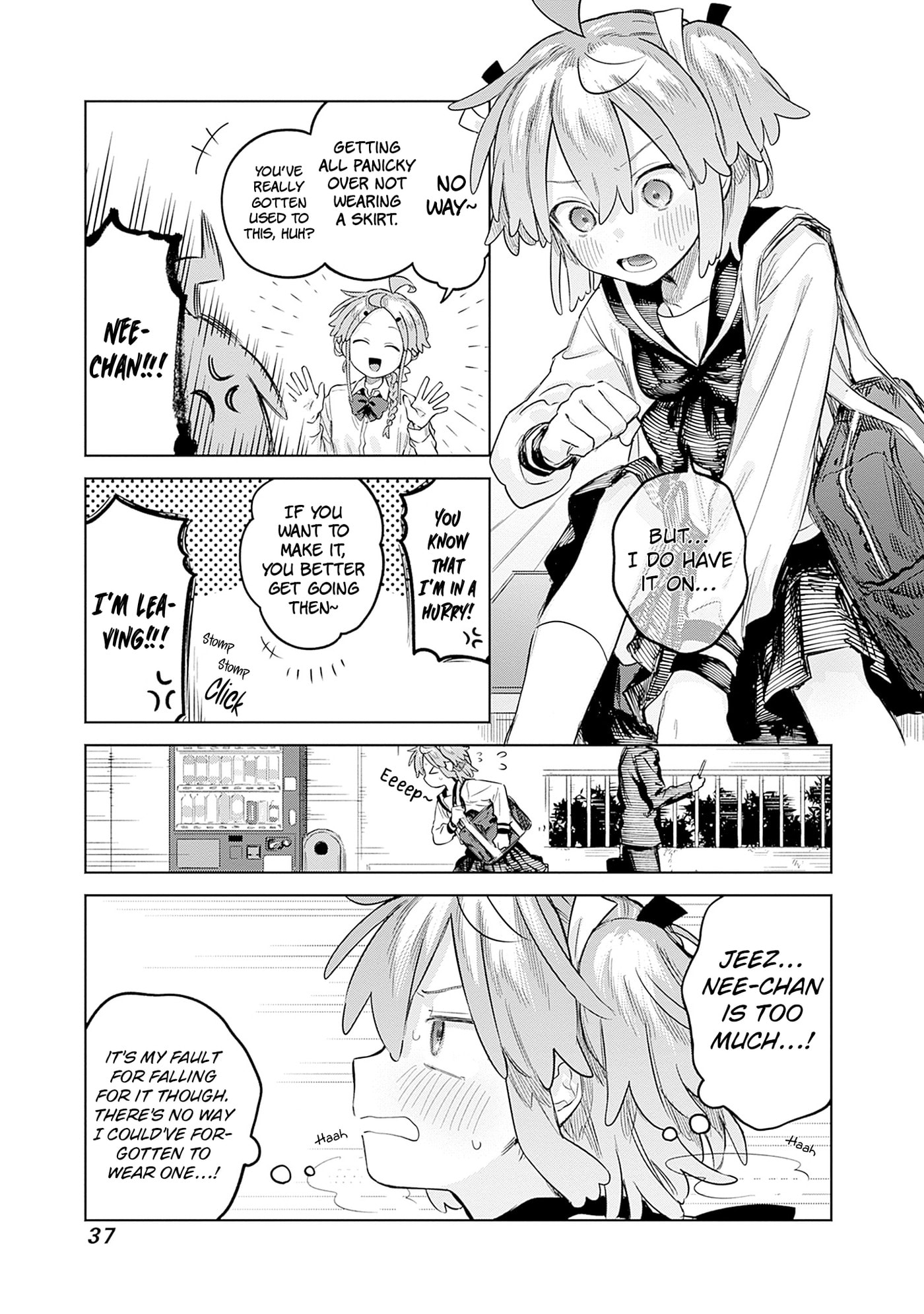 Josou Danshi wa Skirt o Nugitai! Chapter 29 page 3 - 