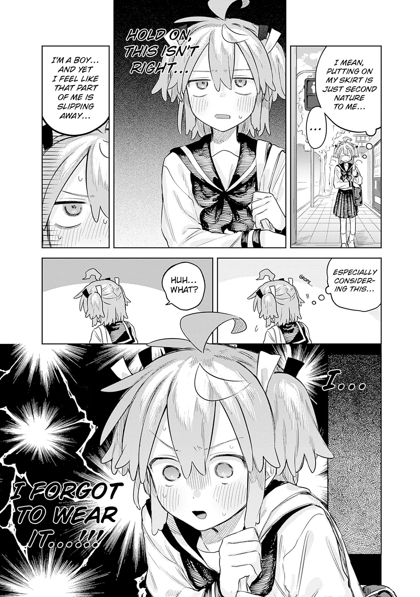 Josou Danshi wa Skirt o Nugitai! Chapter 29 page 4 - 