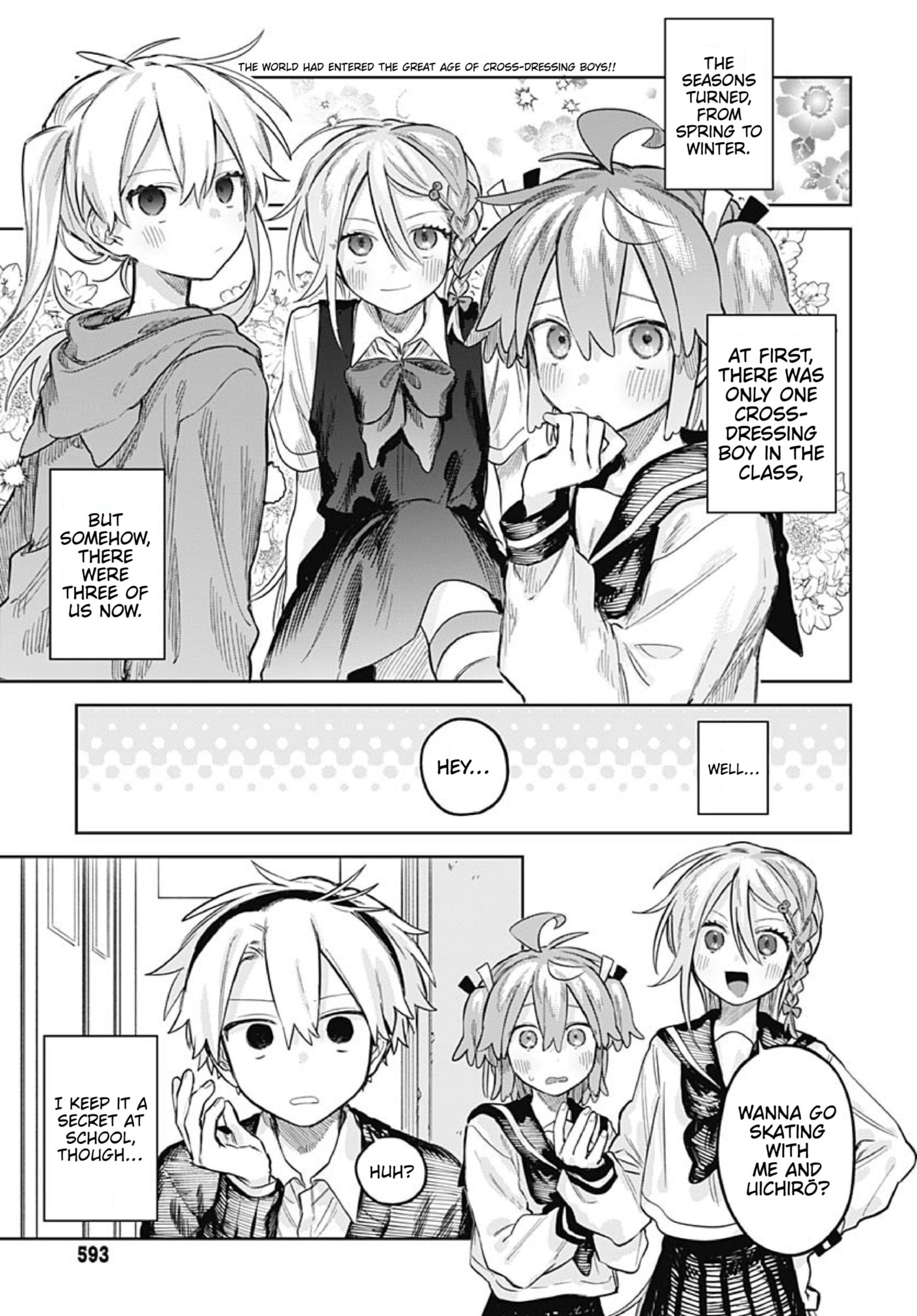 Josou Danshi wa Skirt o Nugitai! Chapter 30 page 2 - 