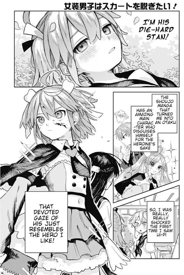 Josou Danshi wa Skirt o Nugitai! Chapter 4 page 8 - 