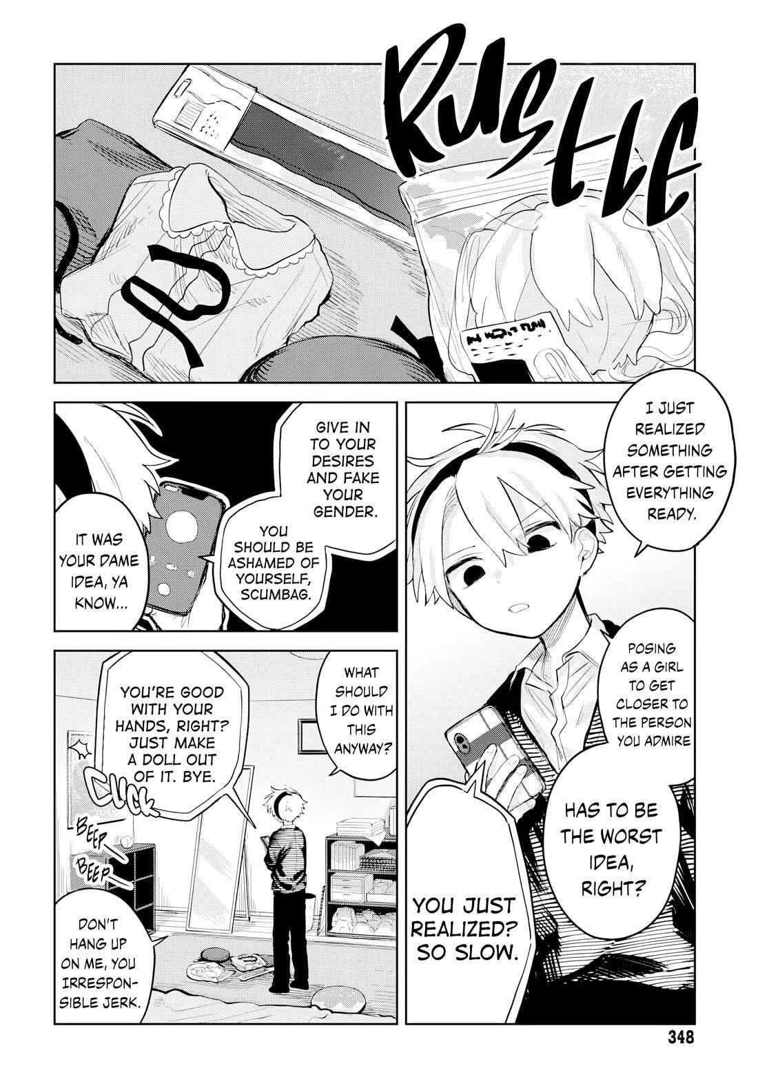 Josou Danshi wa Skirt o Nugitai! Chapter 8 page 18 - 