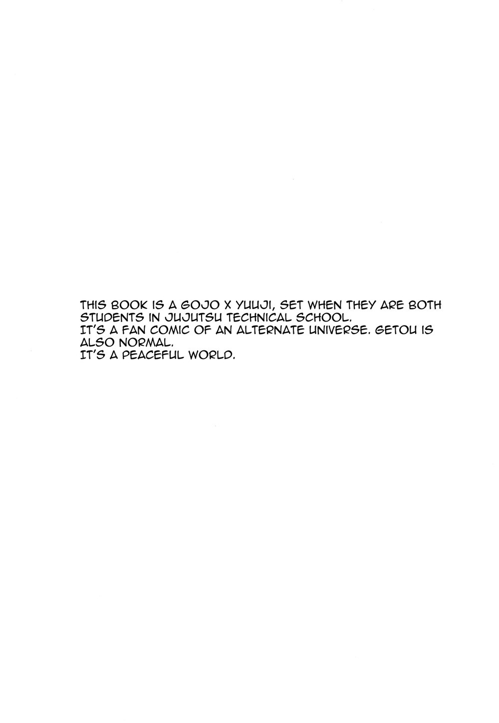 Jujutsu Kaisen dj – This Stupid Couple Chapter 1 page 3 - 