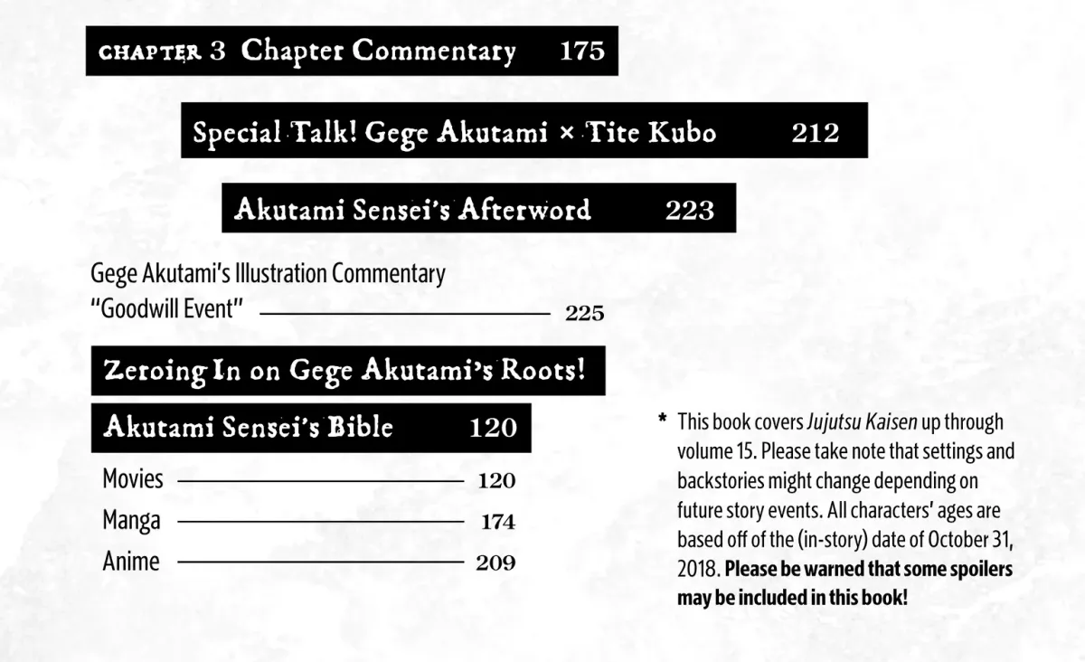 Jujutsu Kaisen: The Official Character Guide Chapter 0 page 6 - 
