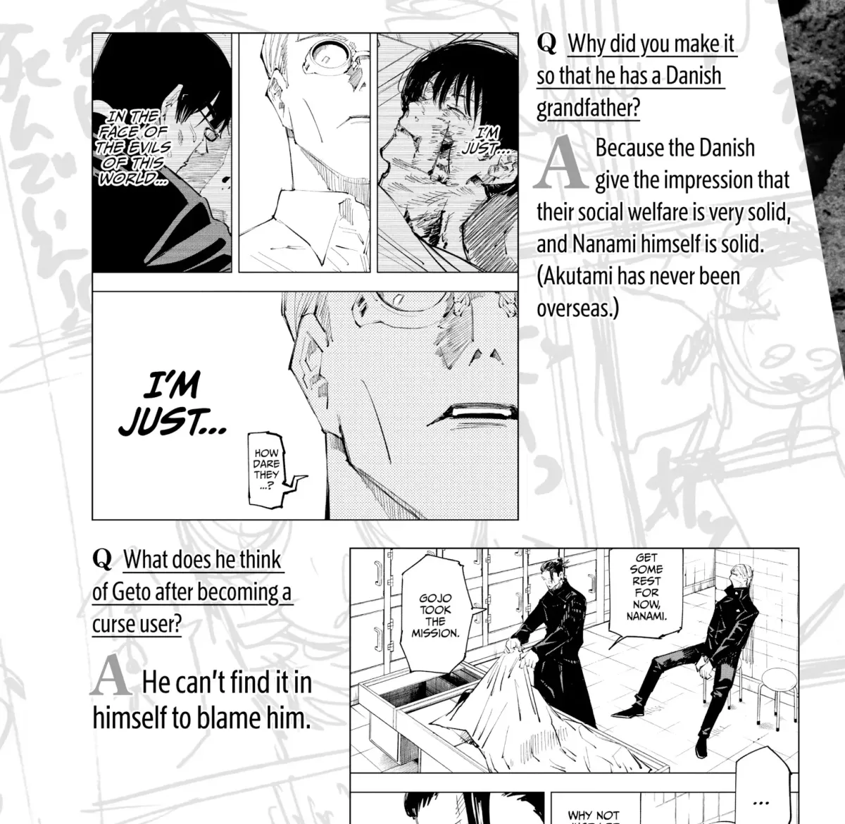 Jujutsu Kaisen: The Official Character Guide Chapter 1 page 111 - 
