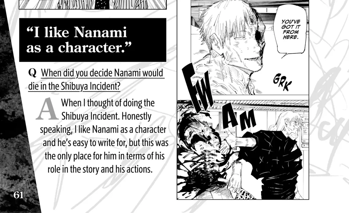 Jujutsu Kaisen: The Official Character Guide Chapter 1 page 114 - 