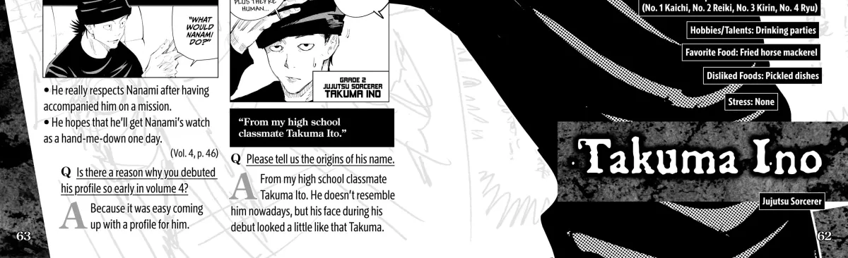 Jujutsu Kaisen: The Official Character Guide Chapter 1 page 116 - 