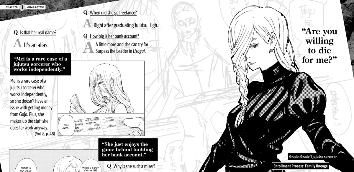 Jujutsu Kaisen: The Official Character Guide Chapter 1 page 117 - 