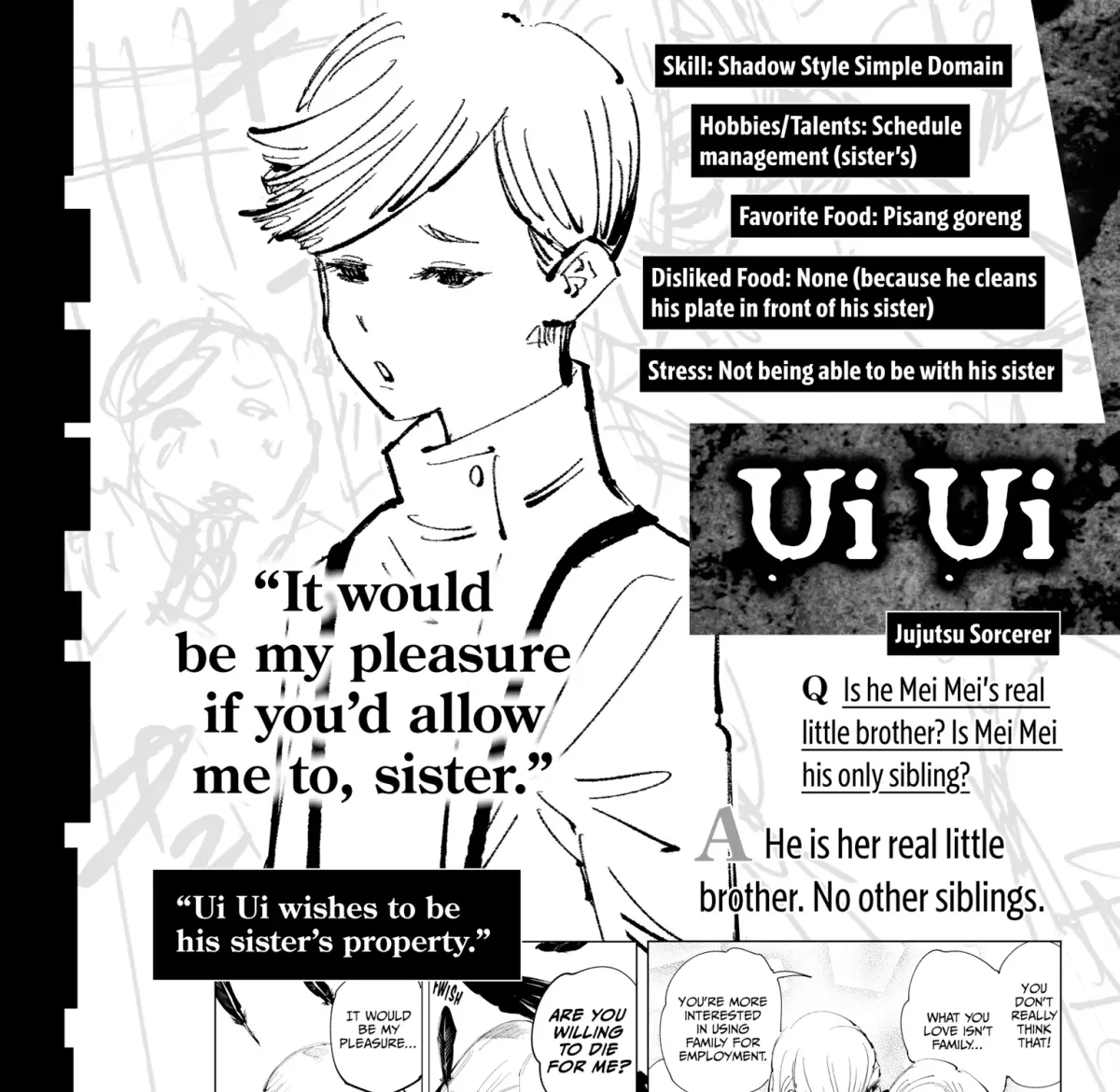 Jujutsu Kaisen: The Official Character Guide Chapter 1 page 119 - 
