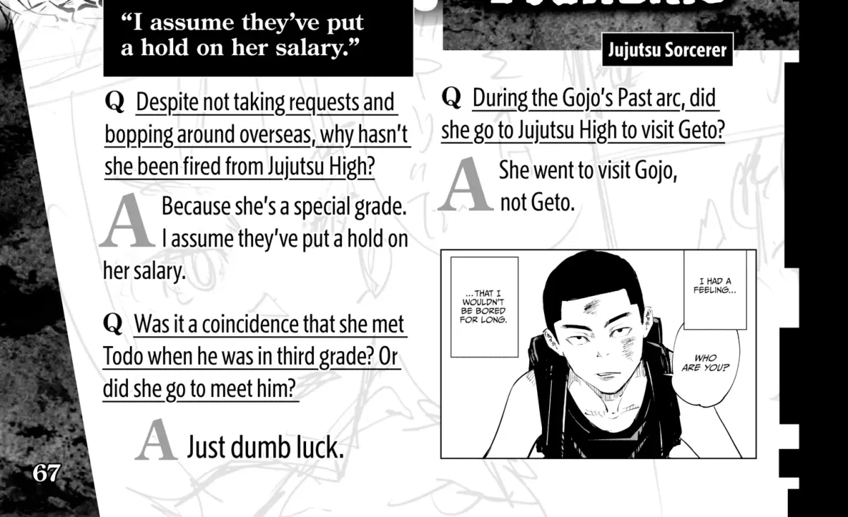 Jujutsu Kaisen: The Official Character Guide Chapter 1 page 122 - 