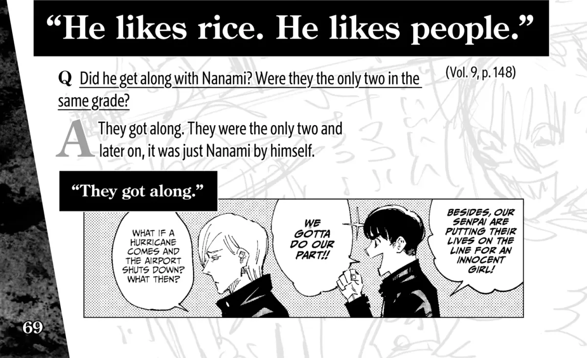 Jujutsu Kaisen: The Official Character Guide Chapter 1 page 126 - 
