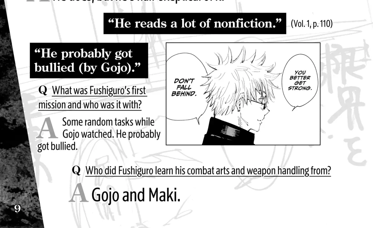 Jujutsu Kaisen: The Official Character Guide Chapter 1 page 14 - 