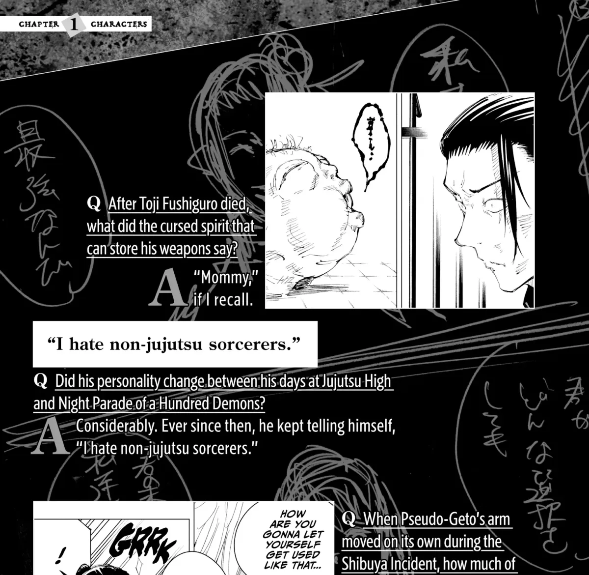 Jujutsu Kaisen: The Official Character Guide Chapter 1 page 131 - 