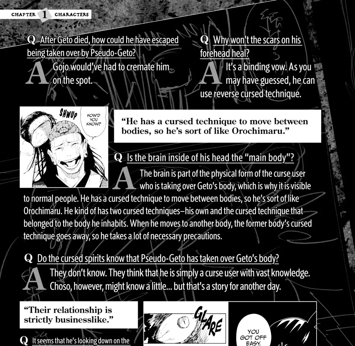 Jujutsu Kaisen: The Official Character Guide Chapter 1 page 135 - 